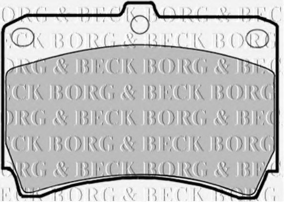BORG & BECK BBP1365 Тормозные колодки BORG & BECK 