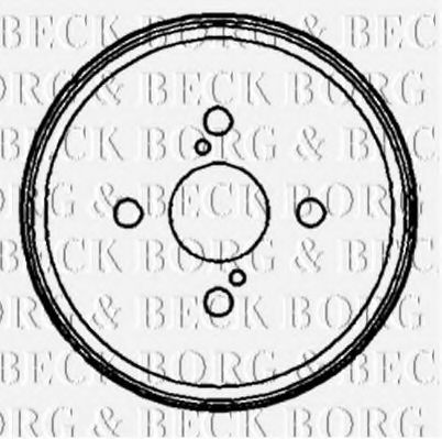 BORG & BECK BBR7130 Тормозной барабан BORG & BECK 