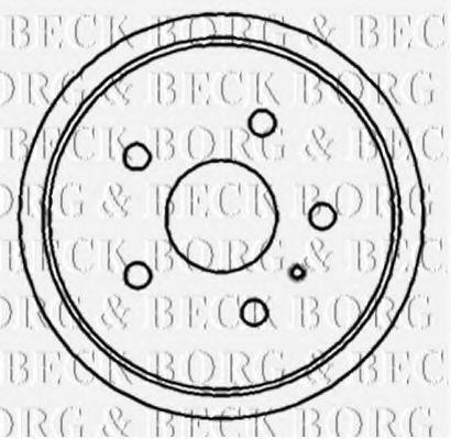 BORG & BECK BBR7159 Тормозной барабан BORG & BECK для MERCEDES-BENZ