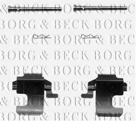 BORG & BECK BBK1029 Скобы тормозных колодок для FIAT PANDA