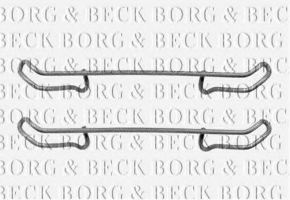 BORG & BECK BBK1045 Скобы тормозных колодок для FIAT DOBLO