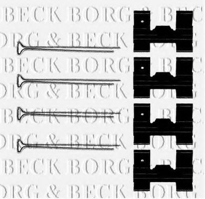 BORG & BECK BBK1073 Скоба тормозного суппорта для LAND ROVER DISCOVERY
