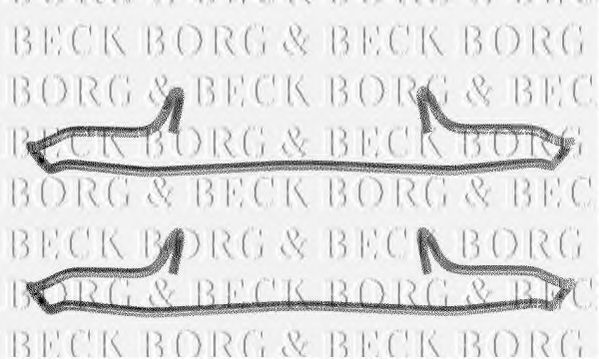 BORG & BECK BBK1091 Скобы тормозных колодок для FIAT MAREA