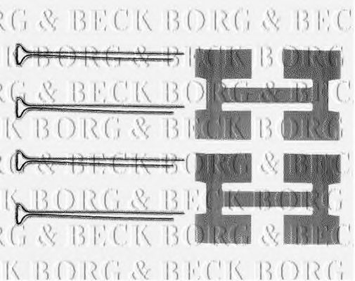 BORG & BECK BBK1134 Скоба тормозного суппорта BORG & BECK 