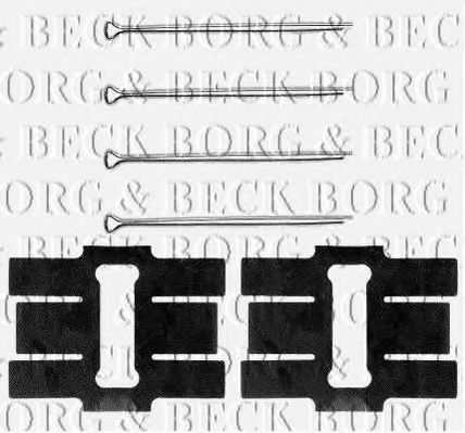 BORG & BECK BBK1135 Скоба тормозного суппорта BORG & BECK 