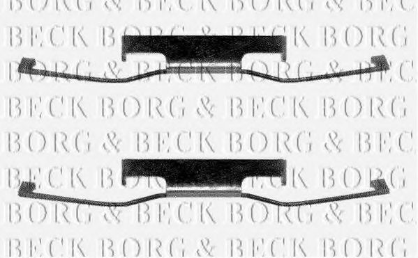 BORG & BECK BBK1154 Скобы тормозных колодок для CHRYSLER