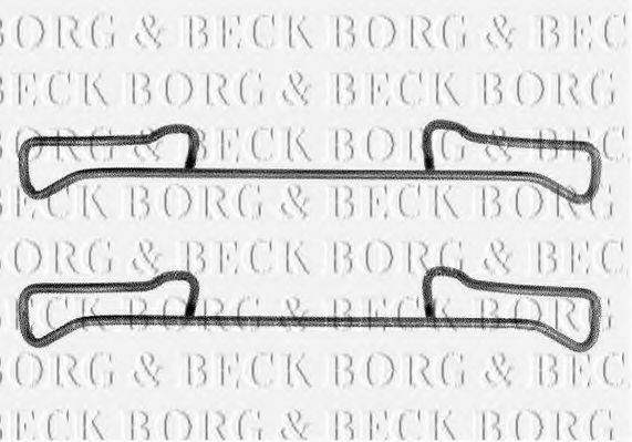 BORG & BECK BBK1178 Скобы тормозных колодок для JAGUAR