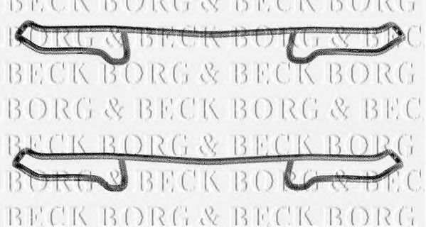 BORG & BECK BBK1179 Скоба тормозного суппорта для DAEWOO