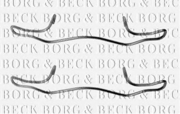 BORG & BECK BBK1180 Скобы тормозных колодок для VOLVO V70 2 (SW)