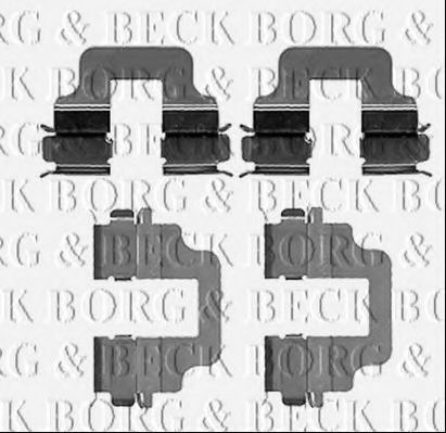 BORG & BECK BBK1211 Скобы тормозных колодок для VOLVO