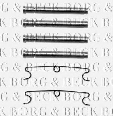 BORG & BECK BBK1218 Скобы тормозных колодок BORG & BECK 