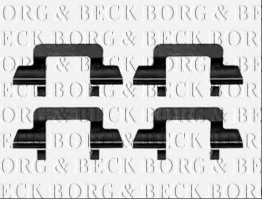 BORG & BECK BBK1221 Скобы тормозных колодок BORG & BECK 
