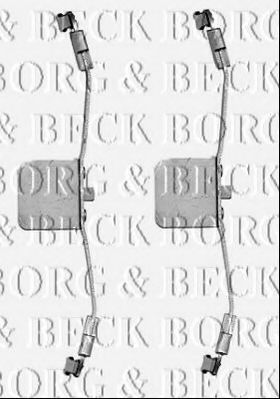BORG & BECK BBK1239 Скобы тормозных колодок BORG & BECK 
