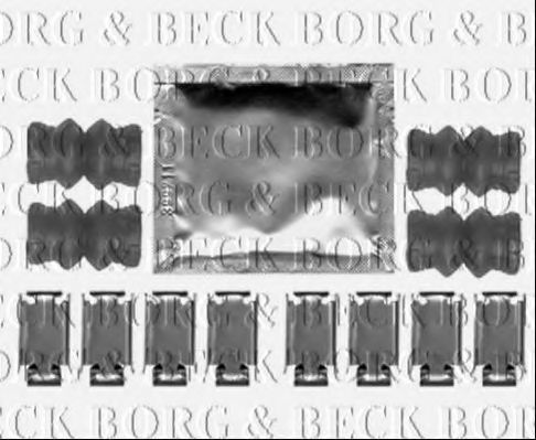 BORG & BECK BBK1259 Скобы тормозных колодок BORG & BECK 