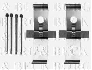 BORG & BECK BBK1279 Скобы тормозных колодок для SUBARU