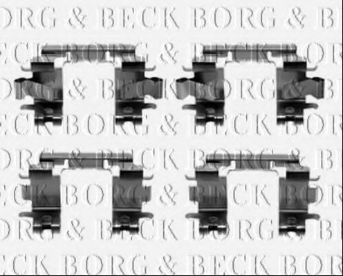 BORG & BECK BBK1344 Скобы тормозных колодок для HONDA FIT