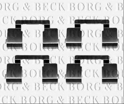 BORG & BECK BBK1371 Скобы тормозных колодок для RENAULT SAFRANE