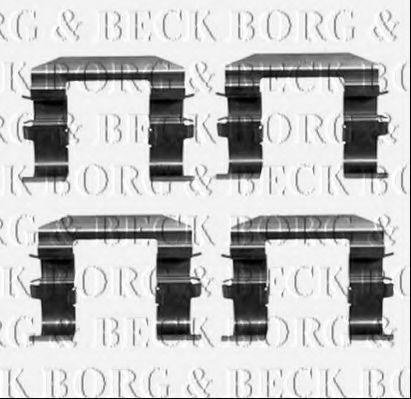 BORG & BECK BBK1378 Скобы тормозных колодок для HYUNDAI TUCSON