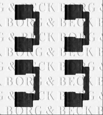 BORG & BECK BBK1383 Скобы тормозных колодок для CHRYSLER