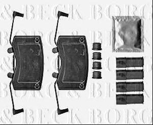 BORG & BECK BBK1413 Скобы тормозных колодок BORG & BECK 