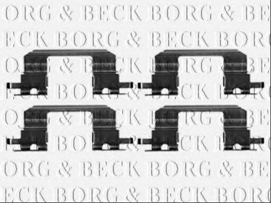 BORG & BECK BBK1447 Скобы тормозных колодок BORG & BECK 