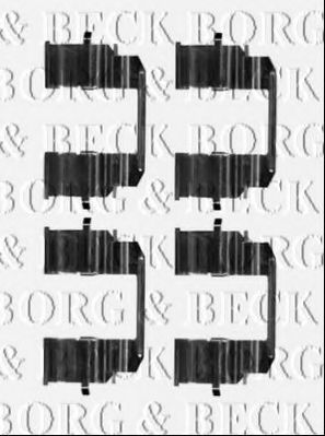 BORG & BECK BBK1513 Скобы тормозных колодок для SUBARU