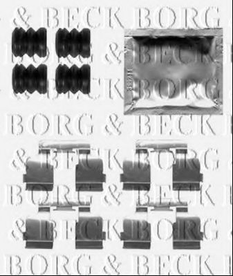 BORG & BECK BBK1515 Скобы тормозных колодок BORG & BECK для DACIA