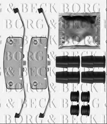 BORG & BECK BBK1517 Скобы тормозных колодок для FORD S-MAX