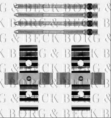 BORG & BECK BBK1527 Скобы тормозных колодок для ALFA ROMEO