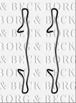 BORG & BECK BBK1545 Скобы тормозных колодок для VOLVO S40