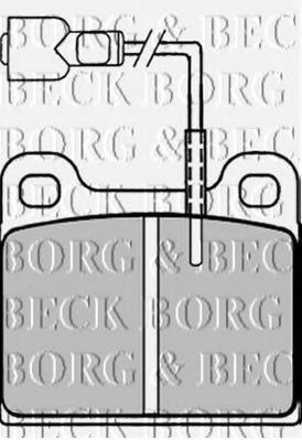 BORG & BECK BBP1002 Тормозные колодки BORG & BECK 