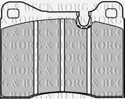 BORG & BECK BBP1013 Тормозные колодки BORG & BECK 