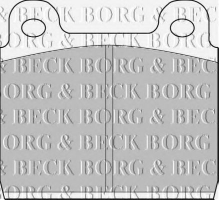 BORG & BECK BBP1041 Тормозные колодки BORG & BECK 