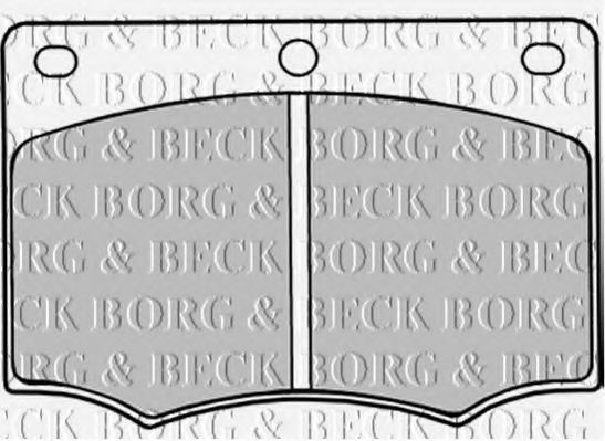 BORG & BECK BBP1044 Тормозные колодки BORG & BECK 