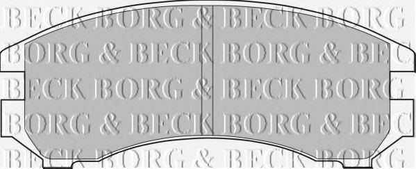 BORG & BECK BBP1051 Тормозные колодки BORG & BECK 