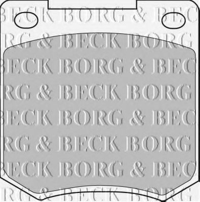 BORG & BECK BBP1054 Тормозные колодки BORG & BECK 