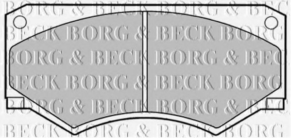 BORG & BECK BBP1056 Тормозные колодки BORG & BECK 