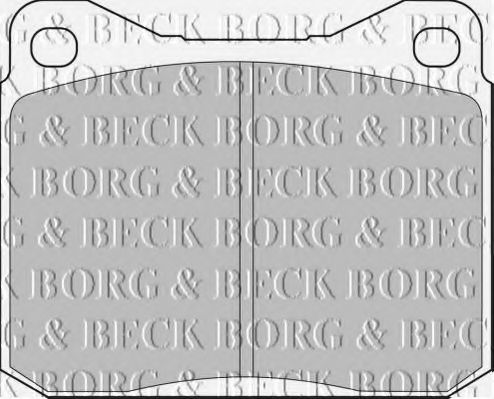 BORG & BECK BBP1057 Тормозные колодки BORG & BECK 