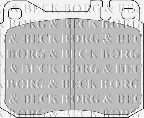 BORG & BECK BBP1061 Тормозные колодки BORG & BECK 