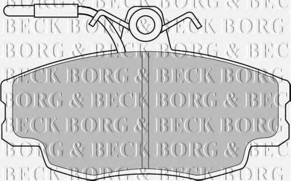 BORG & BECK BBP1062 Тормозные колодки BORG & BECK 