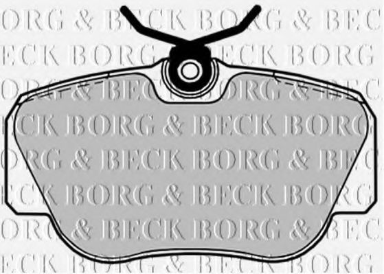 BORG & BECK BBP1063 Тормозные колодки BORG & BECK для MERCEDES-BENZ