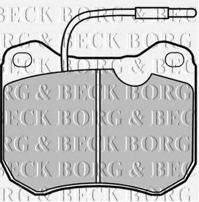 BORG & BECK BBP1064 Тормозные колодки BORG & BECK 