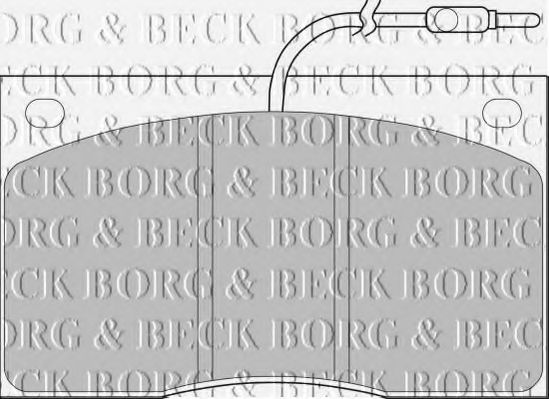 BORG & BECK BBP1065 Тормозные колодки BORG & BECK для RENAULT