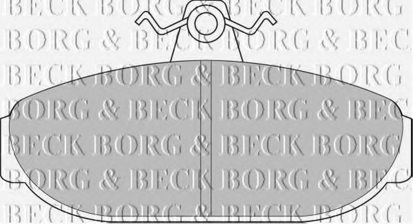 BORG & BECK BBP1079 Тормозные колодки для VOLVO 940