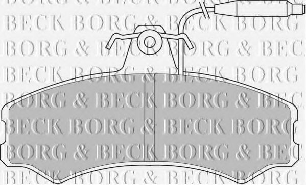 BORG & BECK BBP1082 Тормозные колодки BORG & BECK 