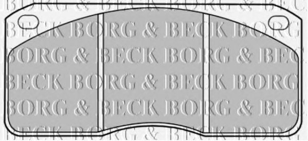 BORG & BECK BBP1083 Тормозные колодки для IVECO