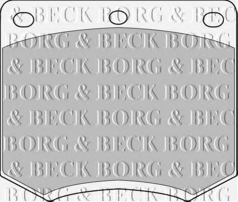 BORG & BECK BBP1095 Тормозные колодки BORG & BECK для VOLVO