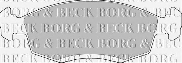 BORG & BECK BBP1100 Тормозные колодки для FORD ESCORT 6 кабрио (ALL)