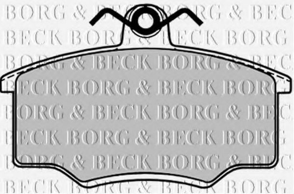 BORG & BECK BBP1103 Тормозные колодки BORG & BECK 