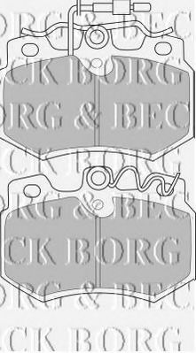 BORG & BECK BBP1111 Тормозные колодки BORG & BECK 